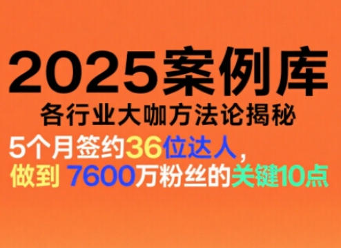 波波来了案例库，收录各行业大咖的方法论，各行业大咖方法论揭秘(更新2026年3月)-网创资源