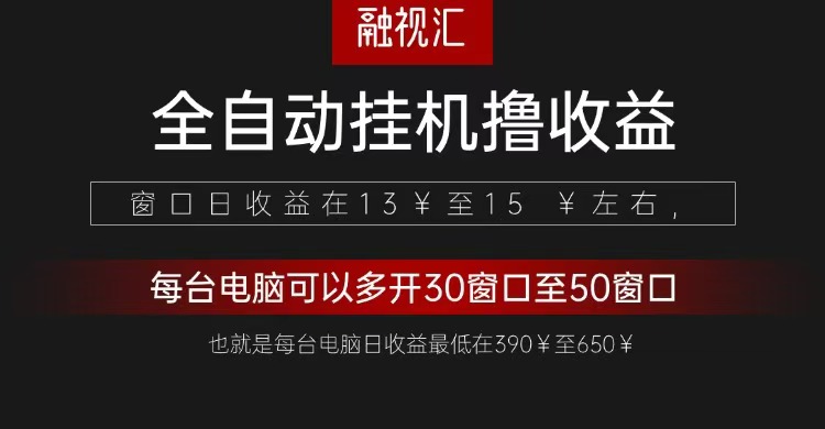 全自动观影看广告撸收益项目(日收益300+)-网创资源