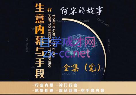 阿宋的故事·生意内幕与手段-网创资源