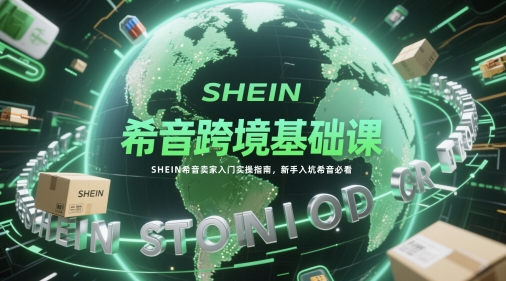 希音跨境基础课，SHEIN希音卖家入门实操指南，新手入坑希音必看-网创资源