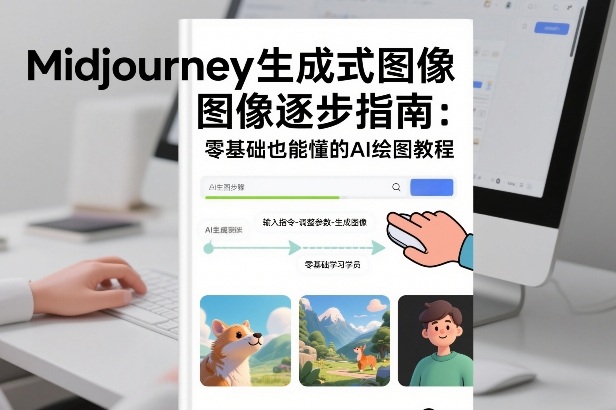 Midjourney生成式图像逐步指南：零基础也能懂的AI绘图教程-网创资源