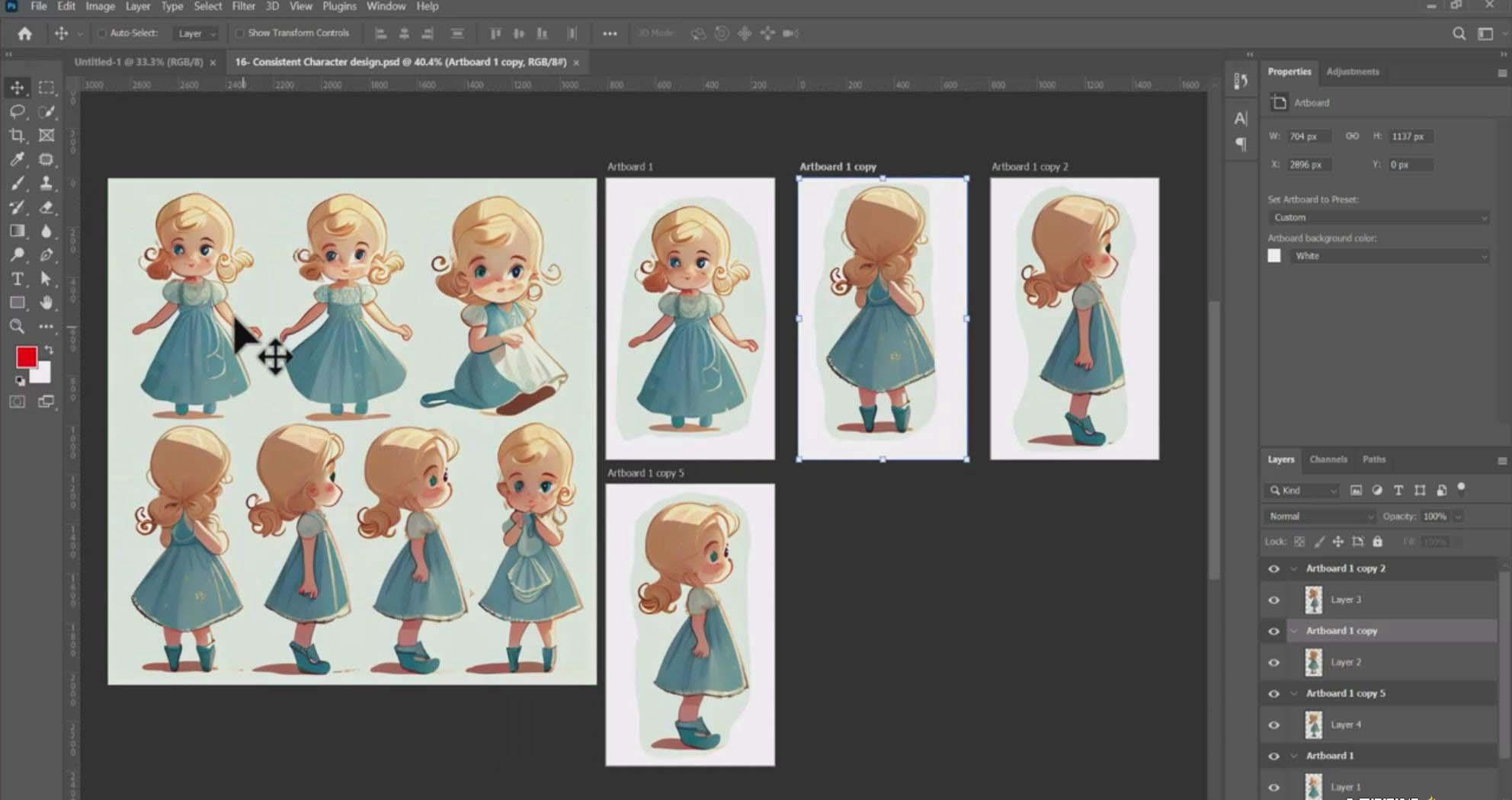 图片[7]-掌握 MidJourney V5 AI + ChatGPT创建一致的角色设计图像-22节课-中英字幕-网创资源