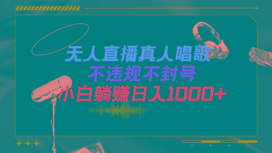 (9622期)抖音24小时无人直播音乐，不违规，不封号纯撸音浪，小白实操当天日入1000+-网创资源