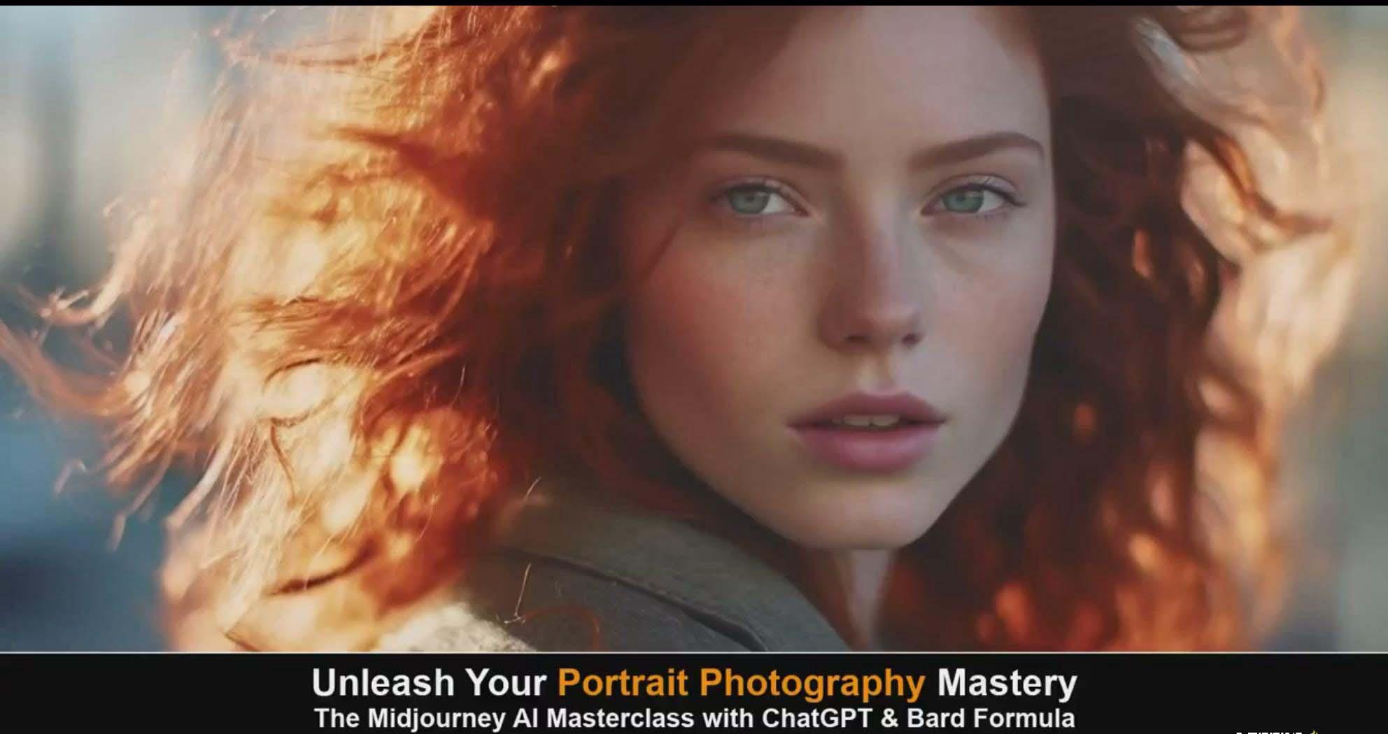 图片[2]-(9312期)Midjourney v5 ChatGPT 和 Bard AI人工智能人像摄影大师班-15节-中英字幕-网创资源