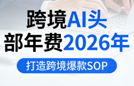 跨境AI头部年费2026年，打造跨境爆款SOP-网创资源