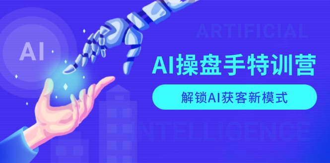 AI-操盘手特训营，解锁AI获客新模式，全面掌握AI商业应用与提示词技巧-网创资源