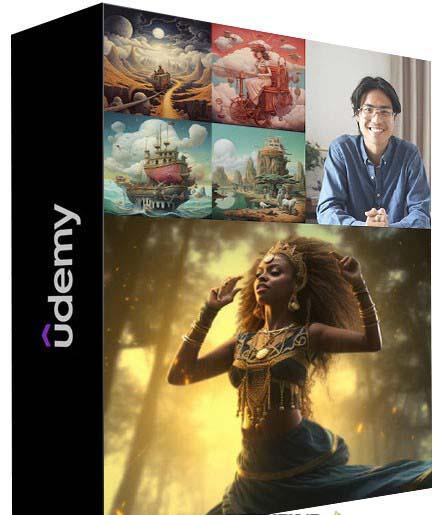 MidjourneyAI绘画艺术生成的大师级写作提示指南教程-8节视频课-中英字幕-网创资源