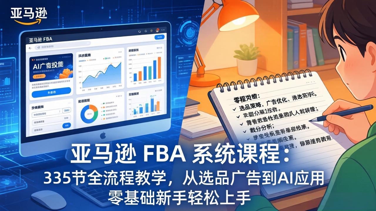 亚马逊 FBA 系统课程(更新26年3月-网创资源