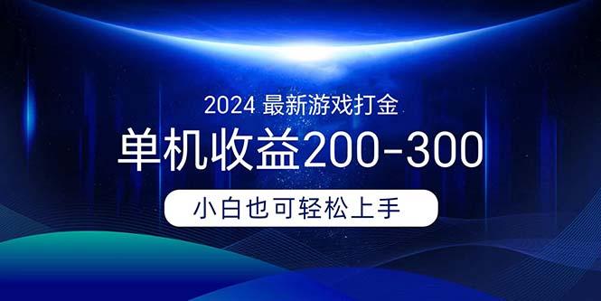 2024最新游戏打金单机收益200-300-网创资源