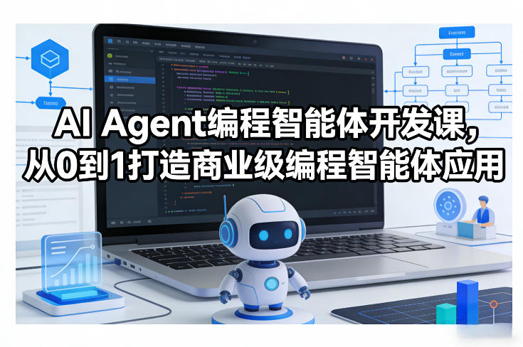 AI Agent编程智能体开发课，从0到1打造商业级编程智能体应用-网创资源