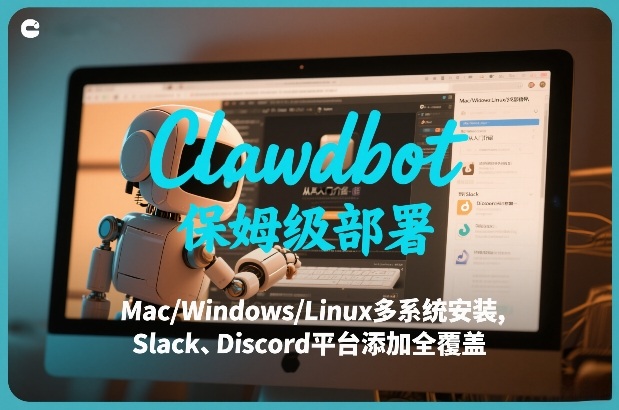 Clawdbot保姆级部署，从入门介绍、Mac/Windows/Linux多系统安装，到Slack、Discord平台添加全覆盖-网创资源