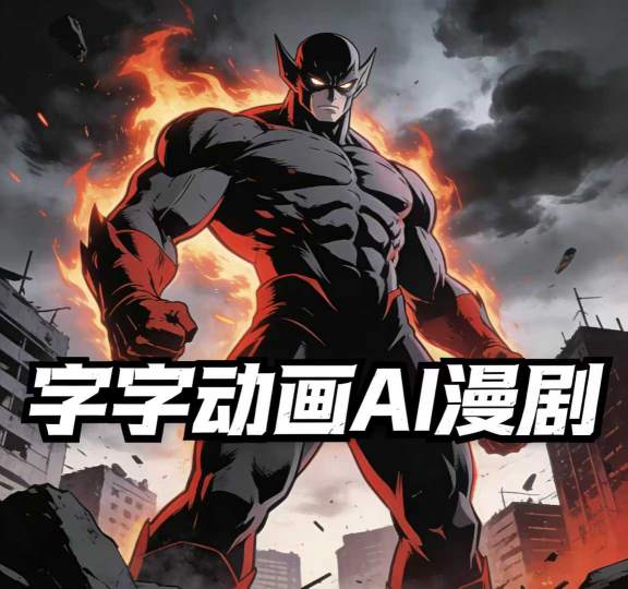 字字动画AI漫剧2026年第1期系统课程，小白看完就能学会实操的漫剧课，单人月收1-3W-网创资源