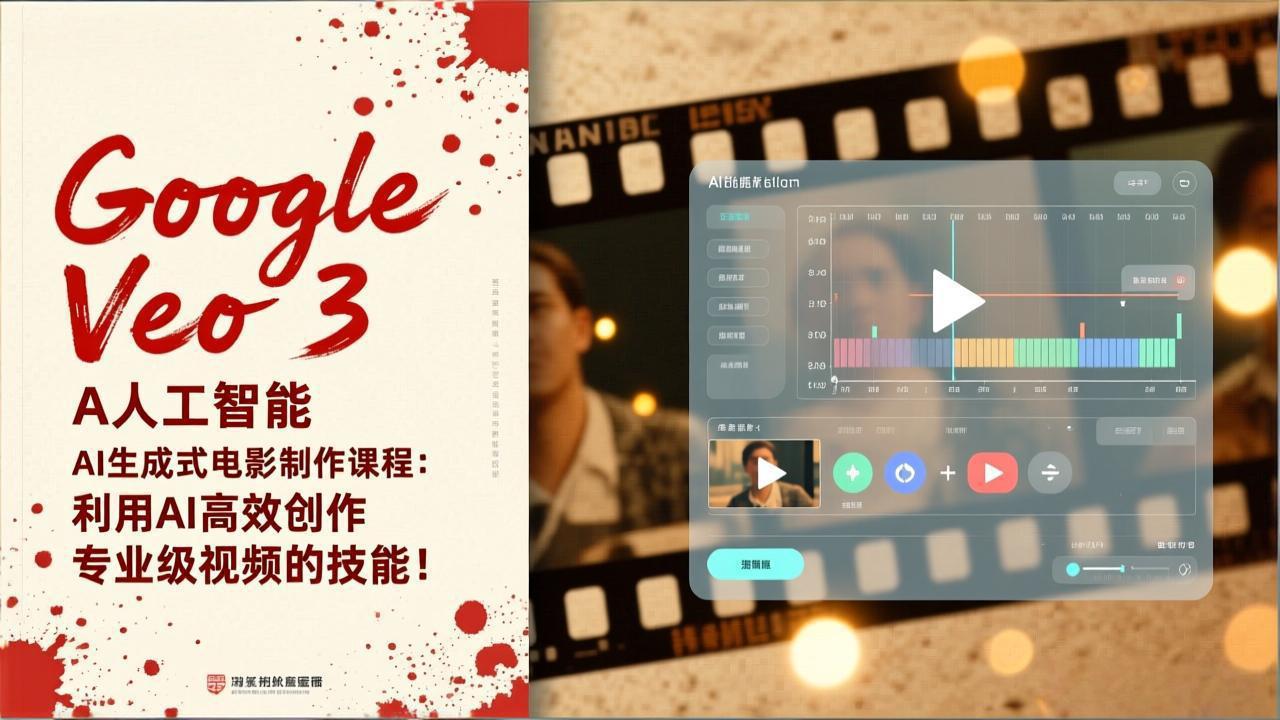 Google Veo 3人工智能AI生成式电影制作课程：利用AI高效创作专业级视频的技能！-网创资源