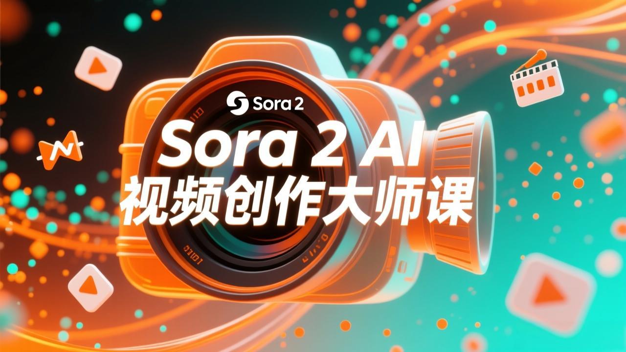 如何利用Sora 2创建流行AI人工智能视频大师班教程：掌握创作全流程，产出百万播放内容-网创资源