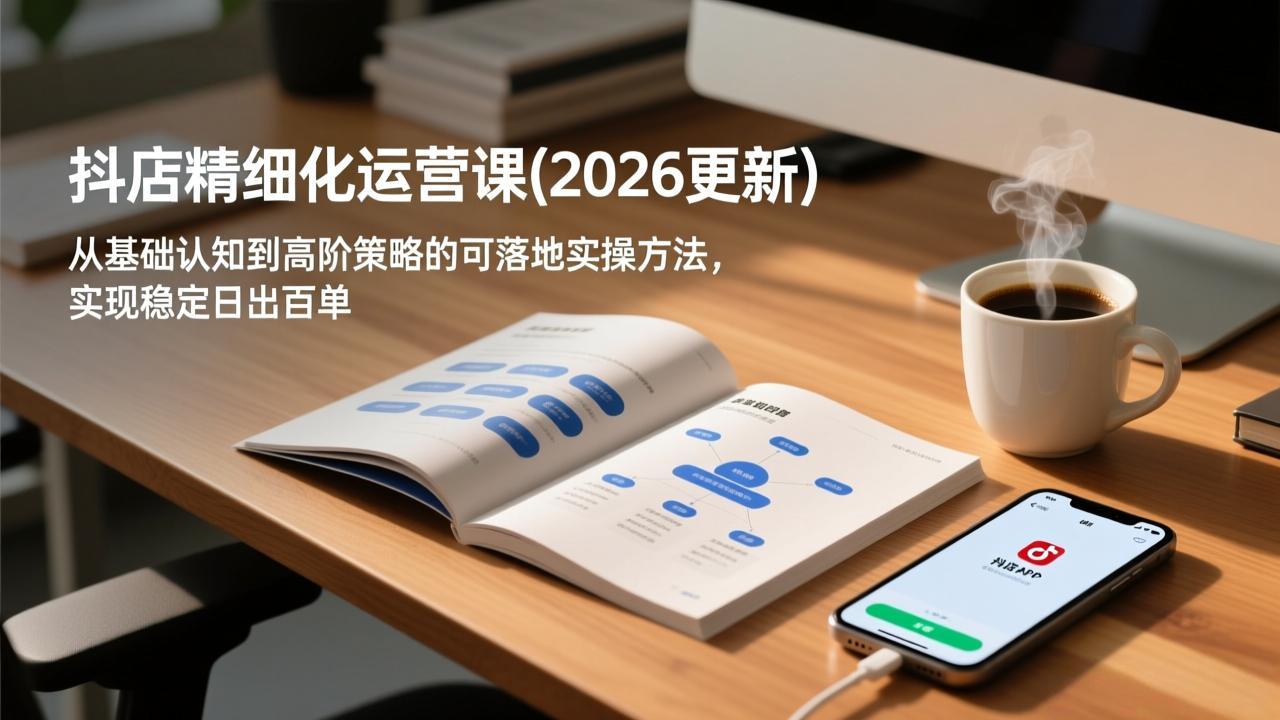 抖店精细化运营课(2026更新-网创资源