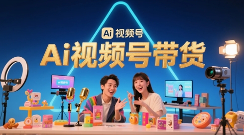 风口已至！AI视频号带货轻松月入过1W，99%的普通人却卡在内容制作门槛-网创资源