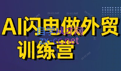 大卫·AI闪电做外贸训练营(更新4月)-网创资源