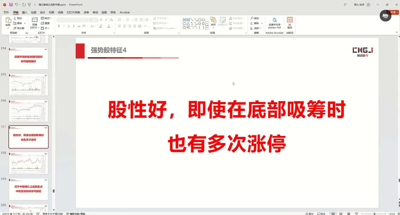 缠话股今·缠论基础之选股专题-网创资源