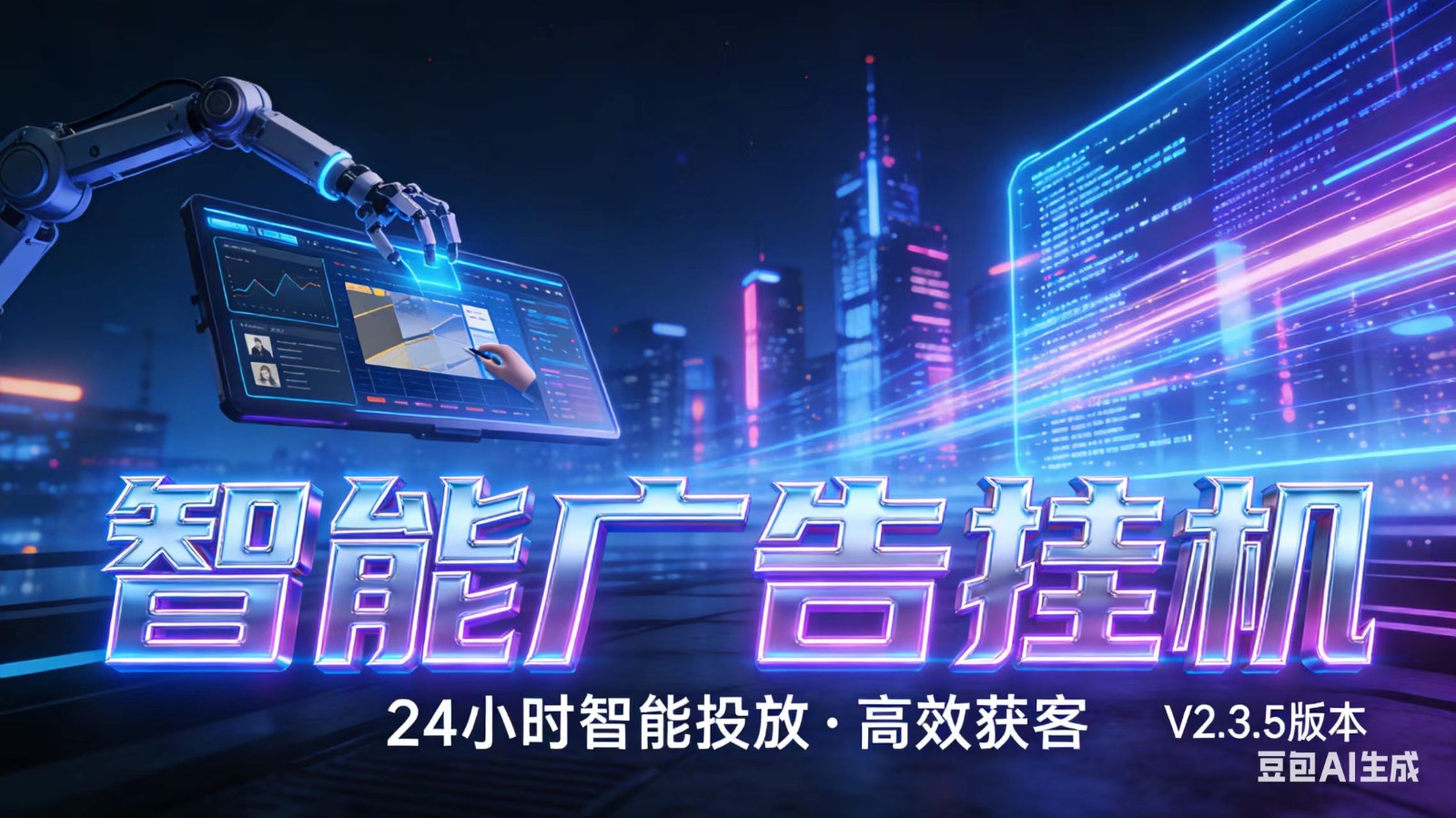 AI 广告云挂机 · 全域流量变现平台-网创资源