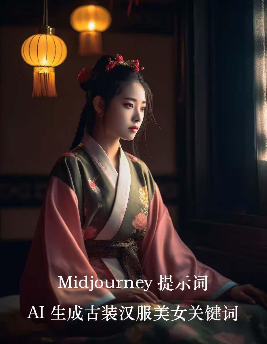 Midjourney关键词-AI生成中国风古装汉服美女人像提示关键词-网创资源